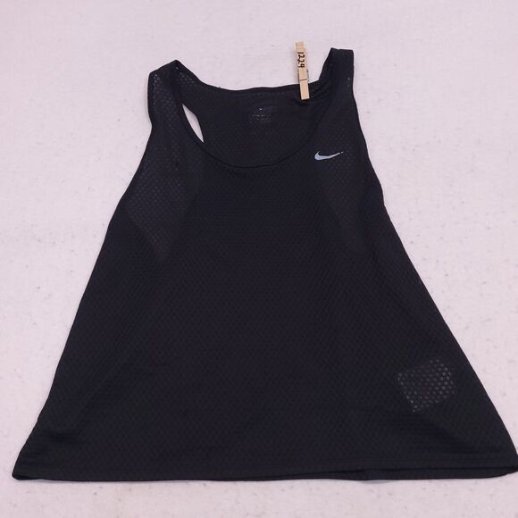 Nike Sleeveless Athletic Pullover Tank Top Shirt Womens Size Medium M Black - Picture 2 of 8
